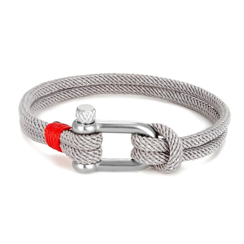 Pulseira Mariner Harbor — pulseira masculina náutica em aço inoxidável com âncora