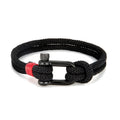Pulseira Mariner Sea — detalhe do fecho e corda