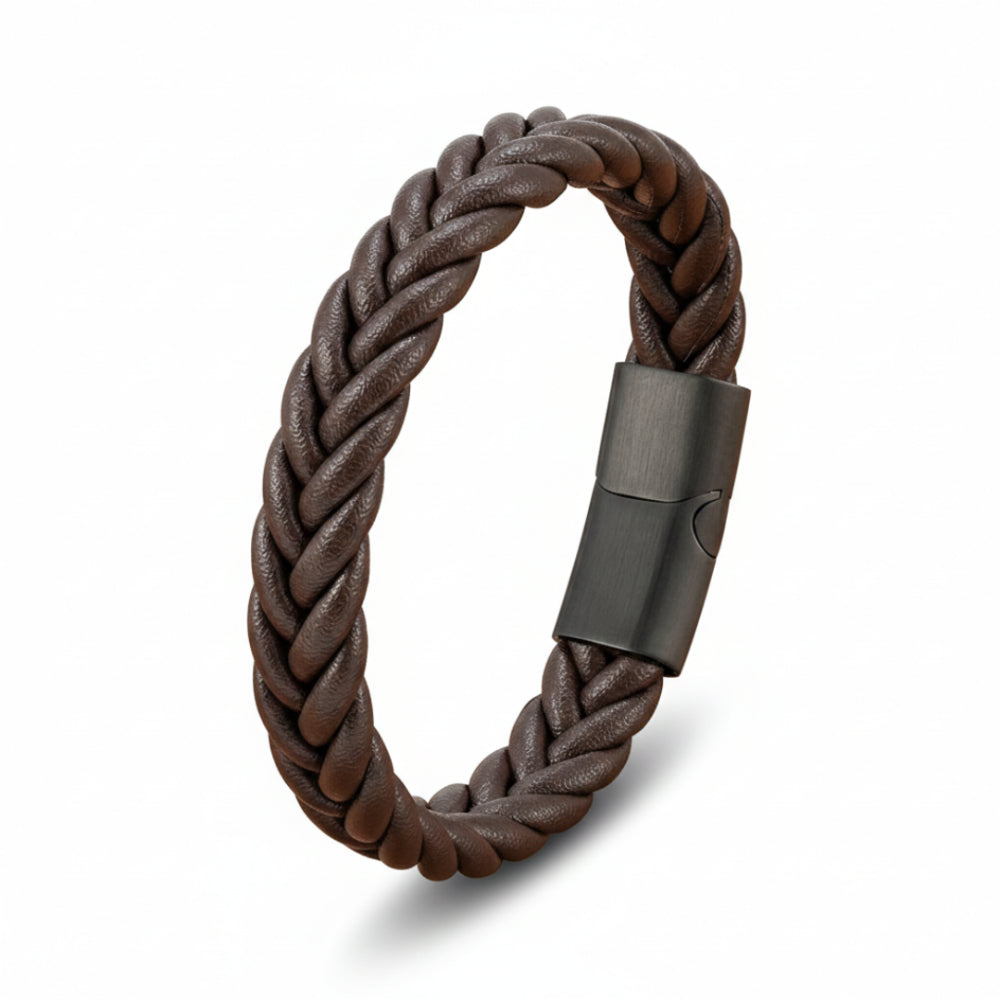 Pulseira Titan Brown — vista lateral