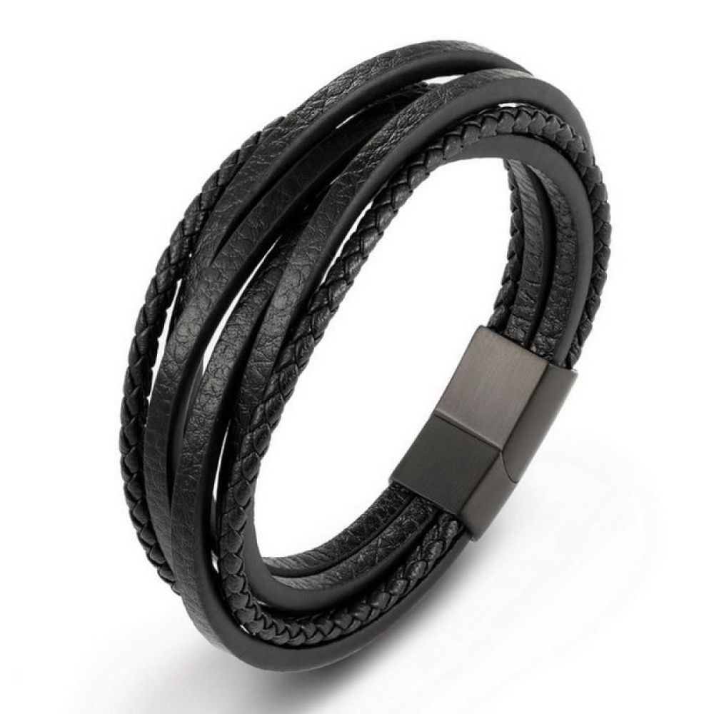Pulseira Nébula Noir — detalhe do fecho e textura