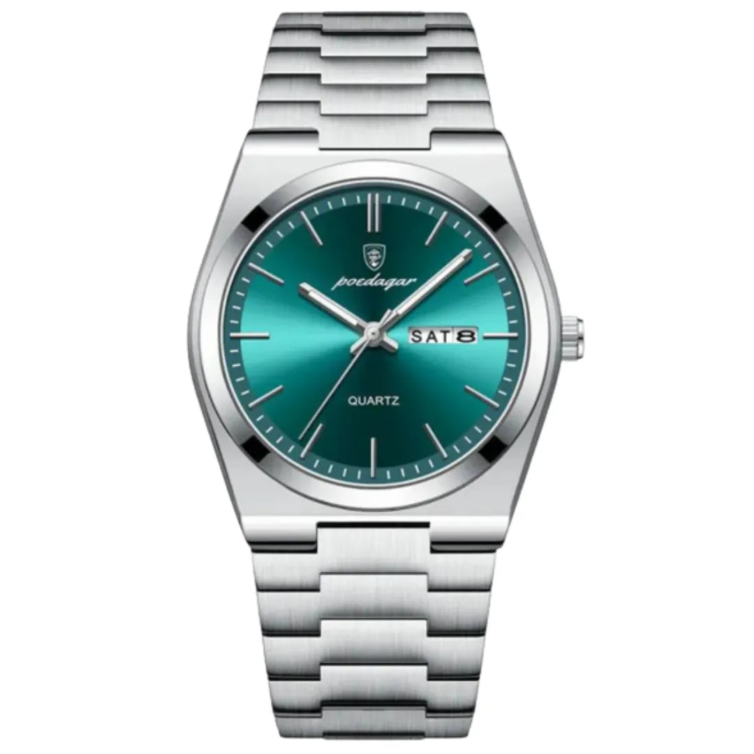 Relógio Orizon Emerald — relógio masculino mostrador verde em aço