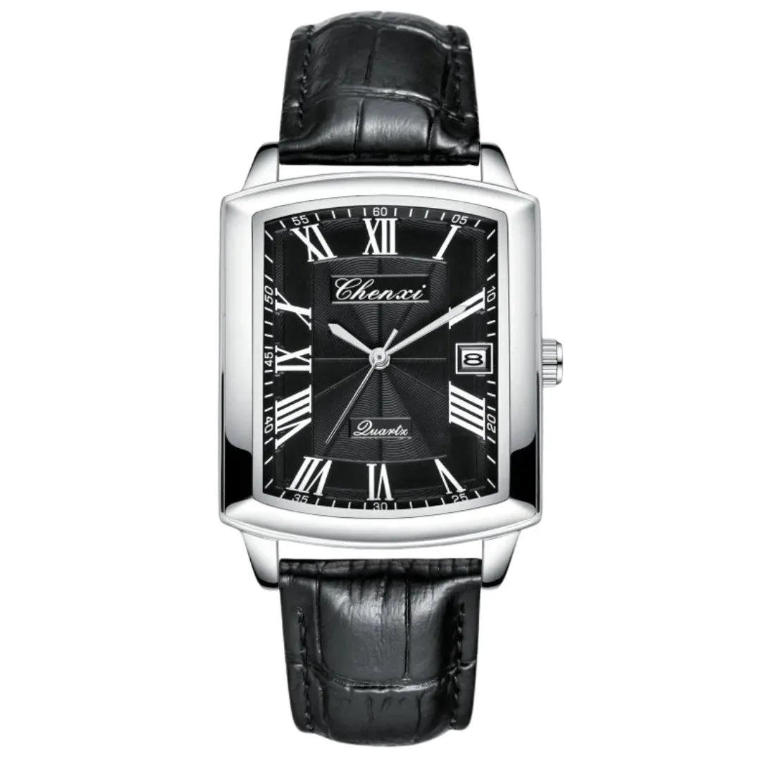 Relógio Modena Montaro — relógio masculino pulseira de couro preta