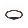 Pulseira Nox Brown — pulseira masculina marrom em aço inoxidável