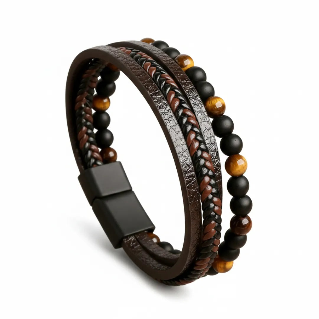 Pulseira Atlas Âmbar — vista lateral